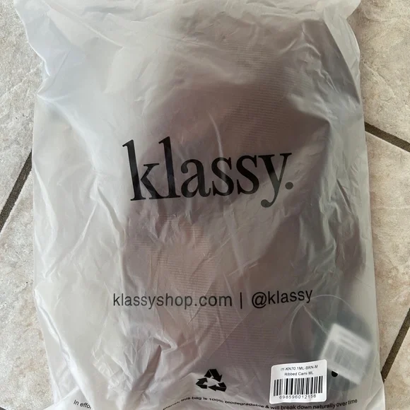 Klassy Network Brown Ribbed Brami tank - Picture 4 of 4